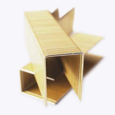 Box of Bostitch 1193801Z 38mm galvanised staples – S2/16WC type, strong and rust-resistant for heavy-duty timber and industrial use.