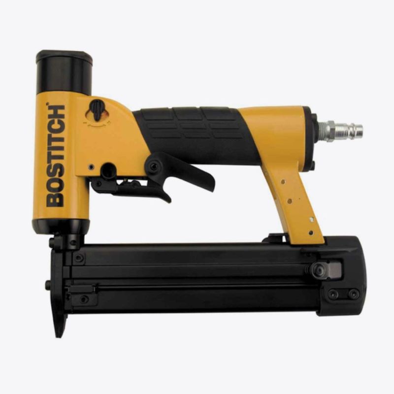 Bostitch TU-216-2330K-E 23G pinner 30mm max – compact tool for precise trim and paneling with tool-free depth adjustment and jam release.