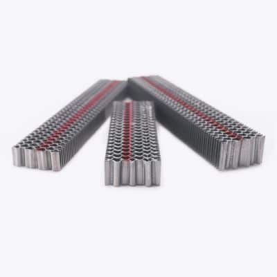 Box of 15mm CF corrugated fasteners – 1500 per box for timber jointing and carpentry.