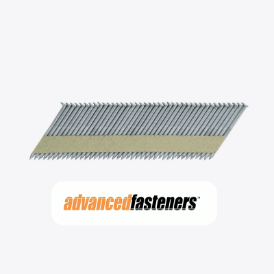 90mm screw galvanised nails, 90mm screw galvanised nails, 75mm galvanised strip nails, 63mm galvanised strip nails, 51mm stainless strip nails,